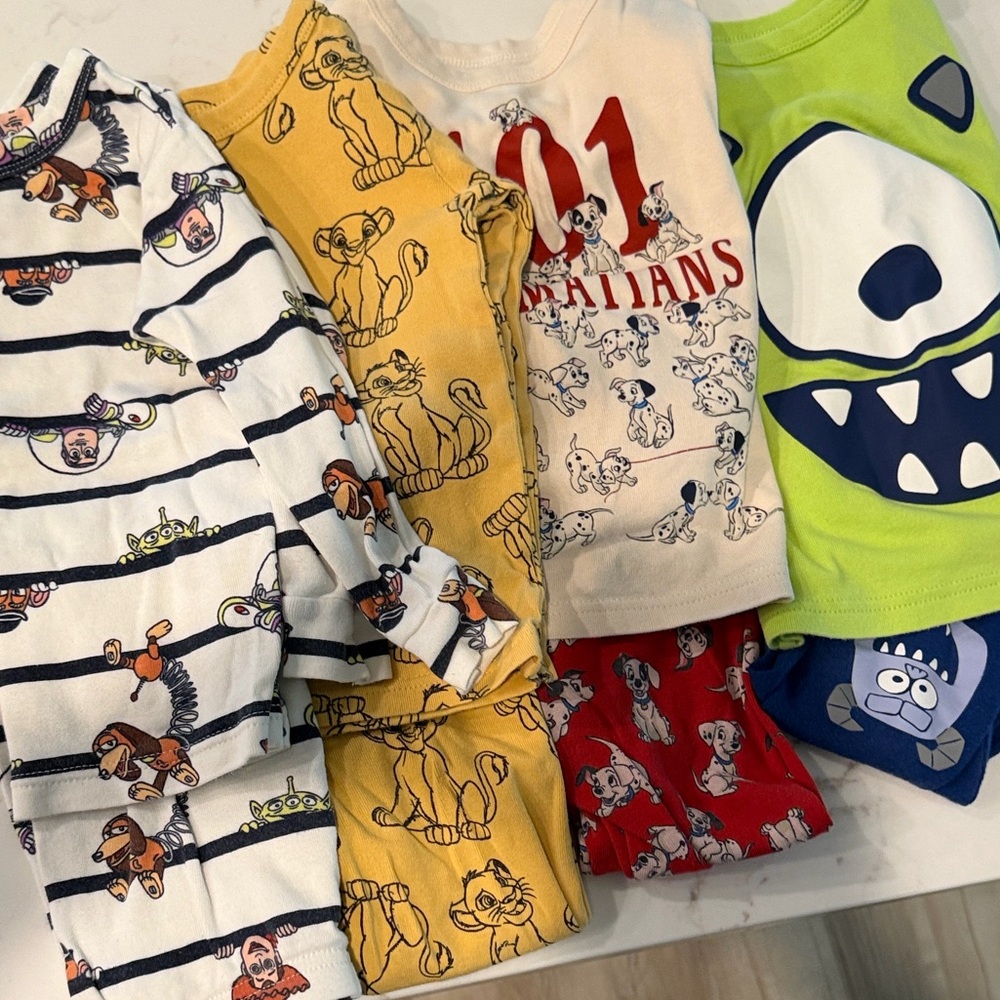 GAP Baby Disney Pixar Pajama Bundle 3T